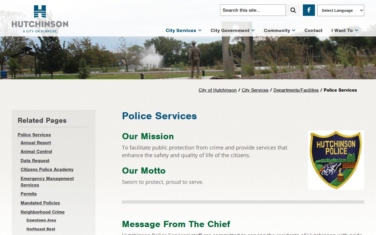 Hutchinson police records source for McLeod County booking information